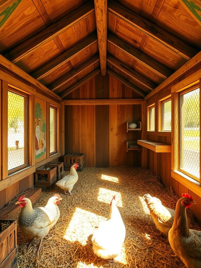 19 Inside Chicken Coop Designs