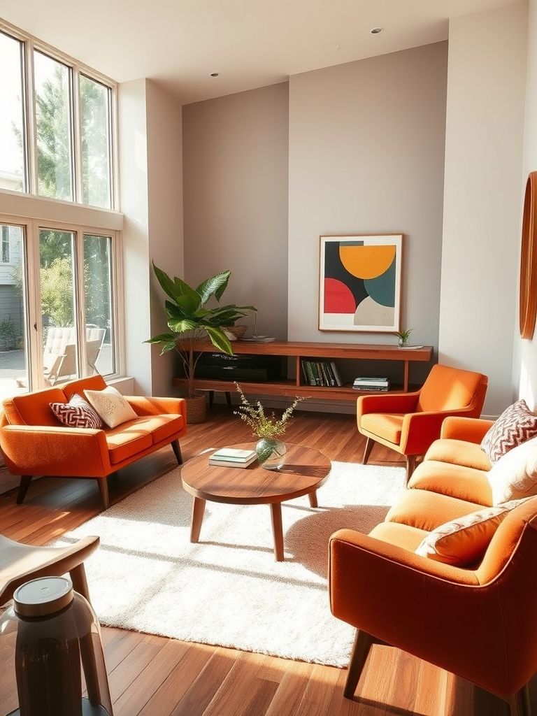 23 Mid-century Modern Living Room Ideas