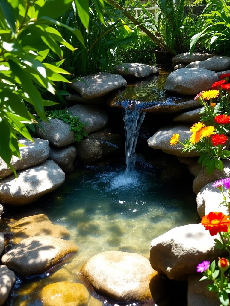 20 Small Garden Waterfalls Ideas