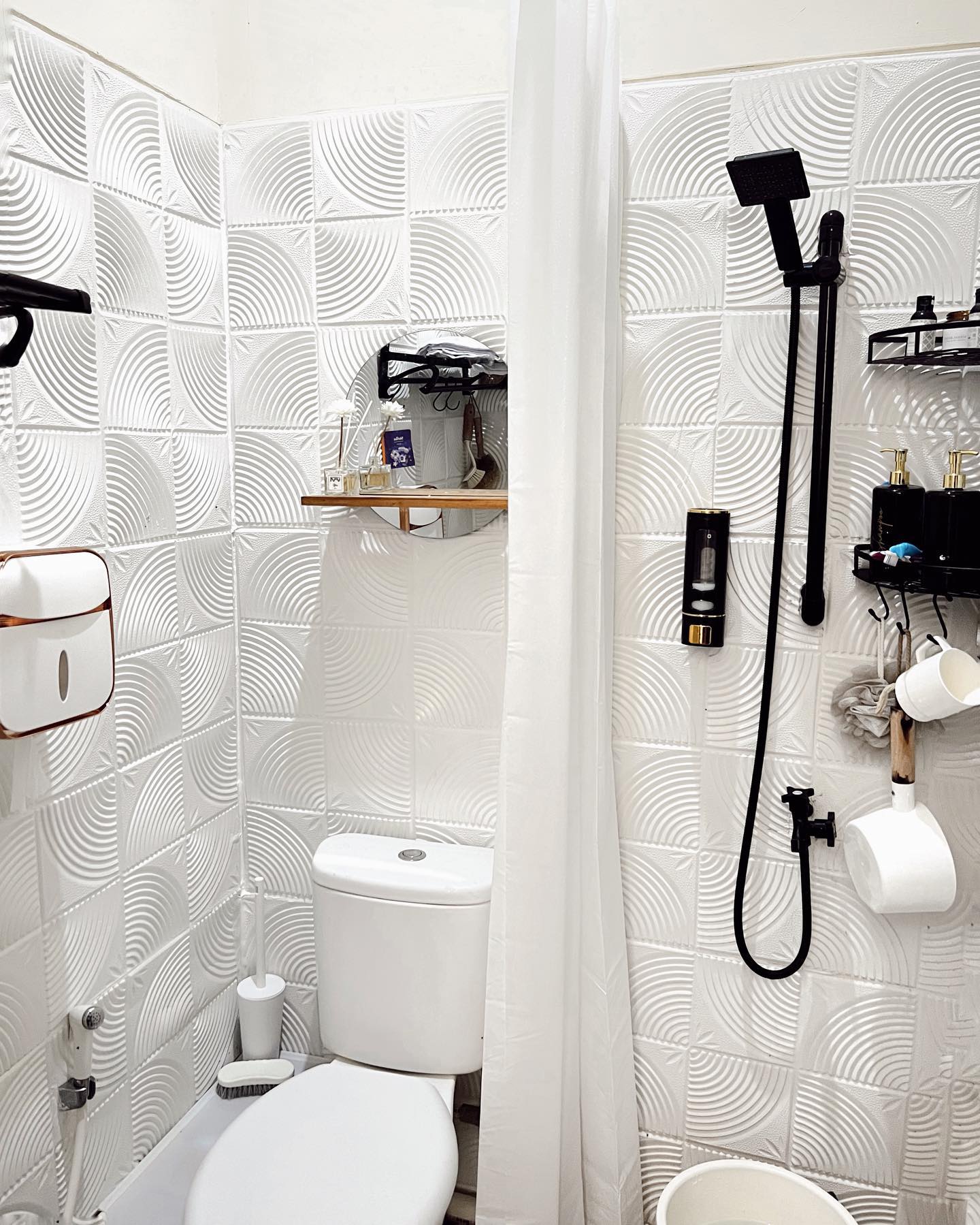 18. the Mosaic Tile Sink and Exposed Brick Wall Nook