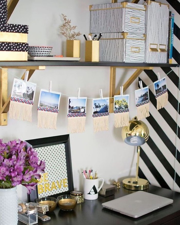10. Vibrant Cactus and Colorful Pushpins on a Monochrome Bulletin Board