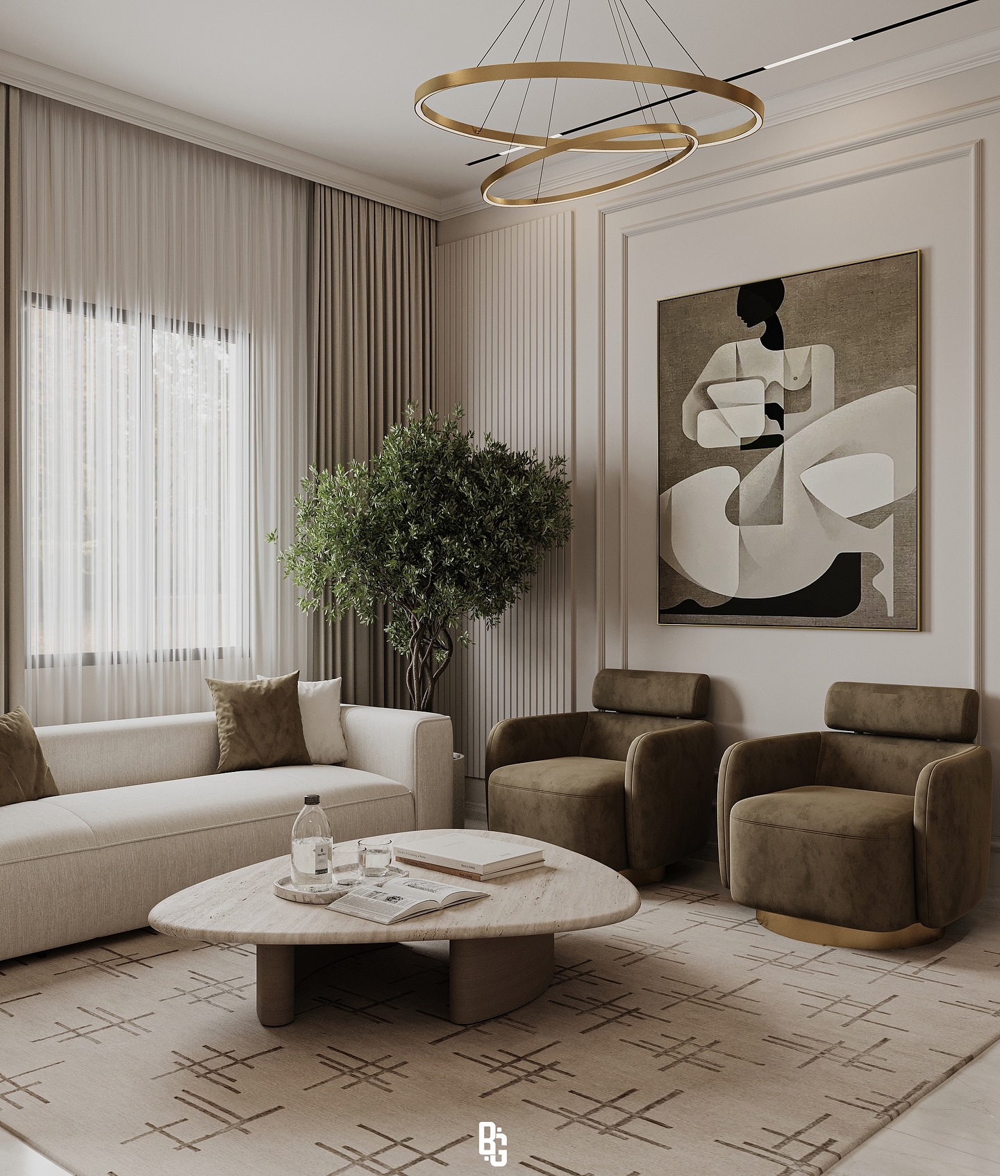 9. Velvet Plum Delight: a Compact Sofa with Button-tufted Back and Gold Legs