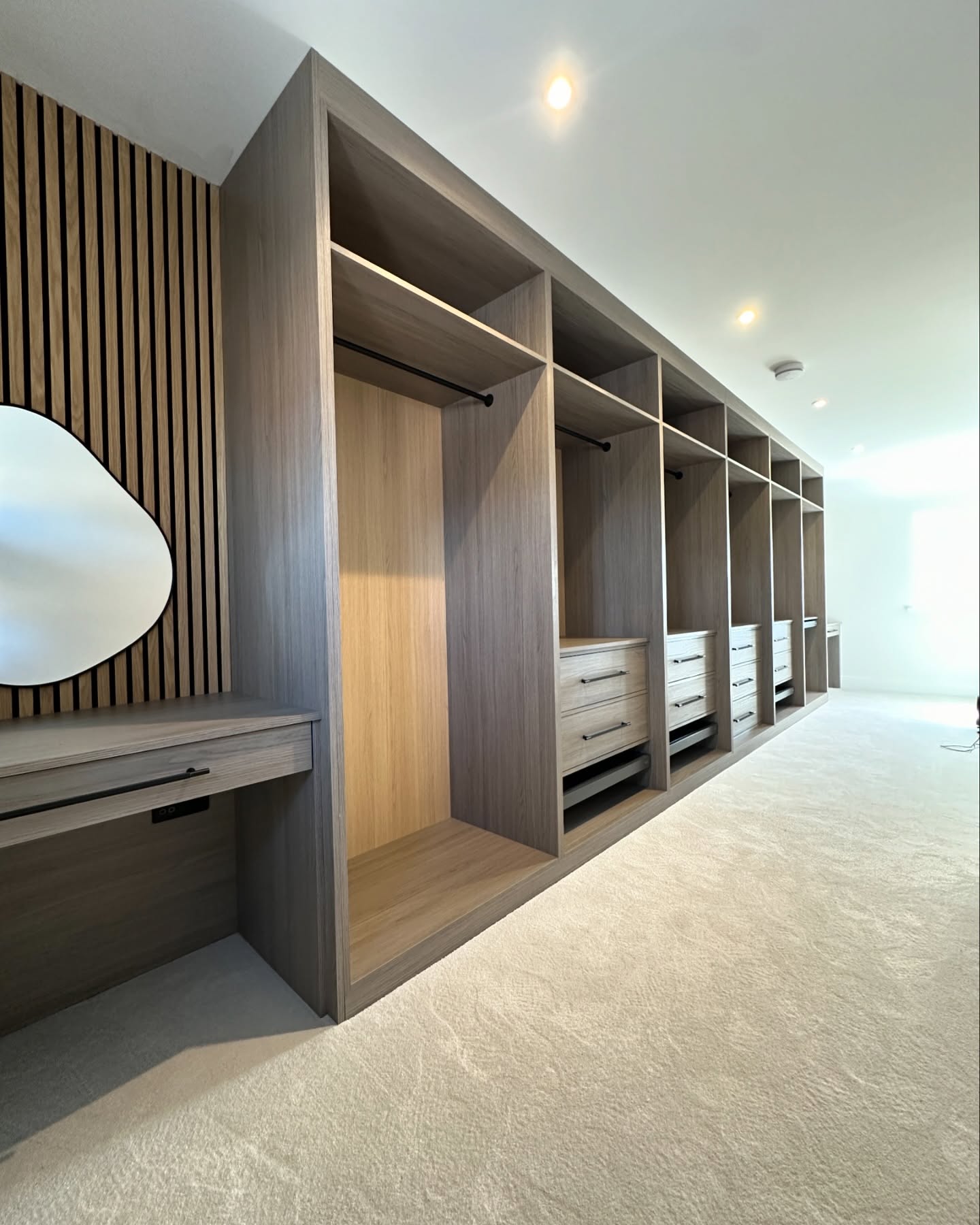 2. a Symphony Of Wood and Light with a Hidden Shoe Alcove