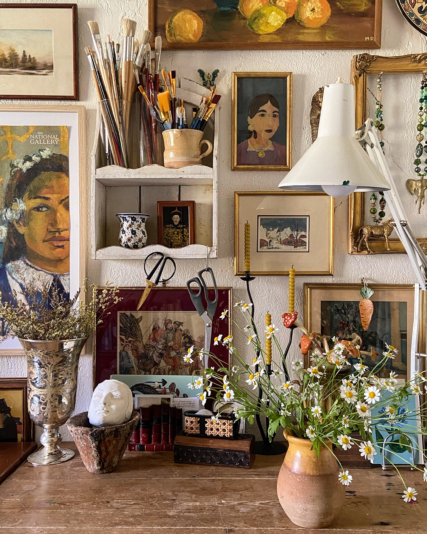 2. Intricate Lace Of Silver Frames Overlapping Antique Maps