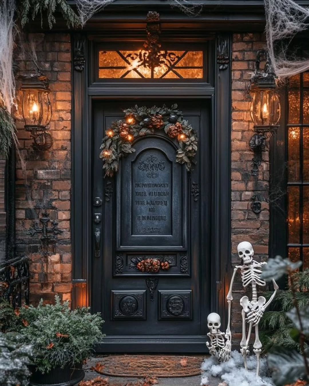 2. Spooky Silhouette Of a Witch and Her Cauldron Against a Full Moon Backdrop