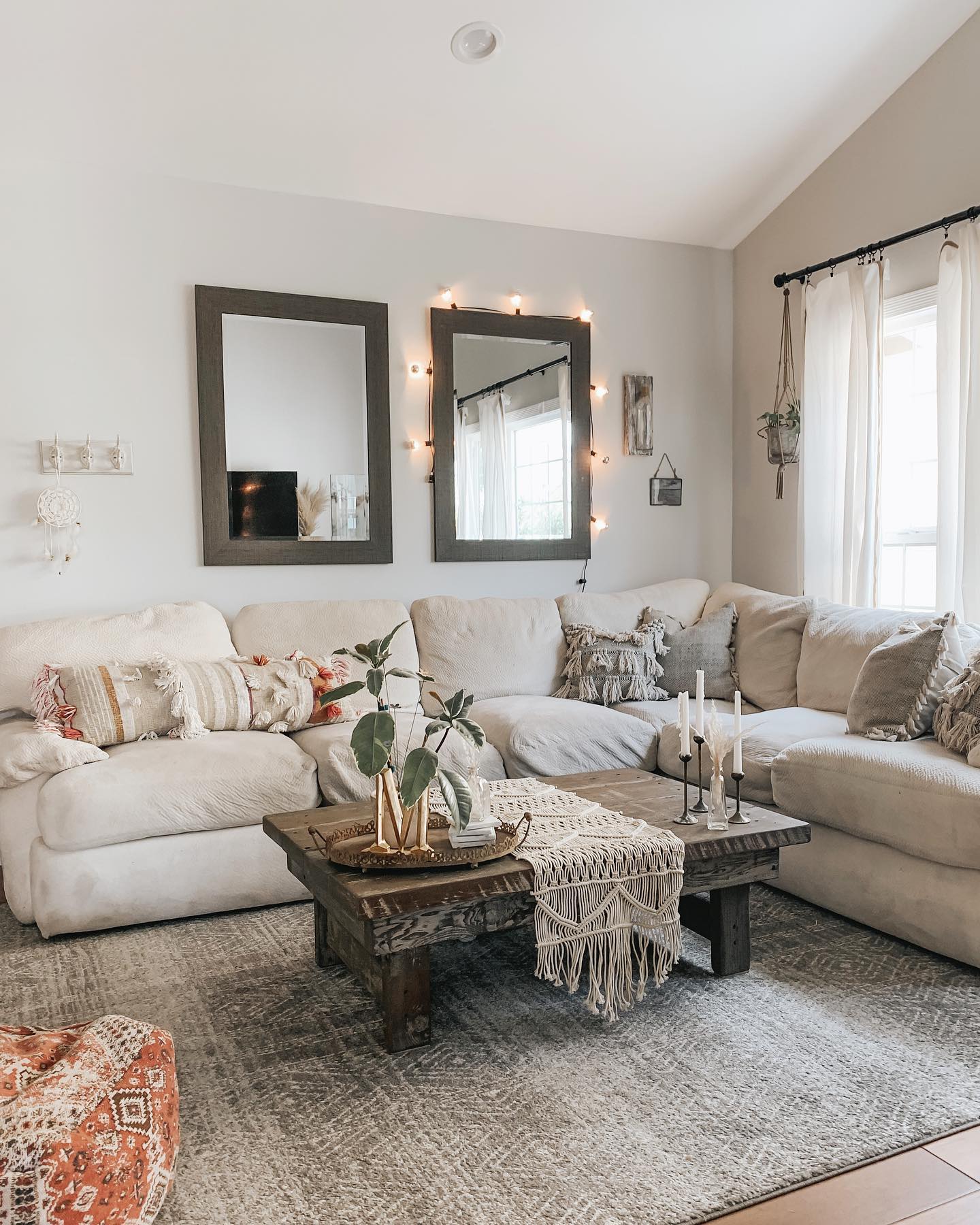 19. Moonlit Forest Canopy Wall Art with Metallic Accents