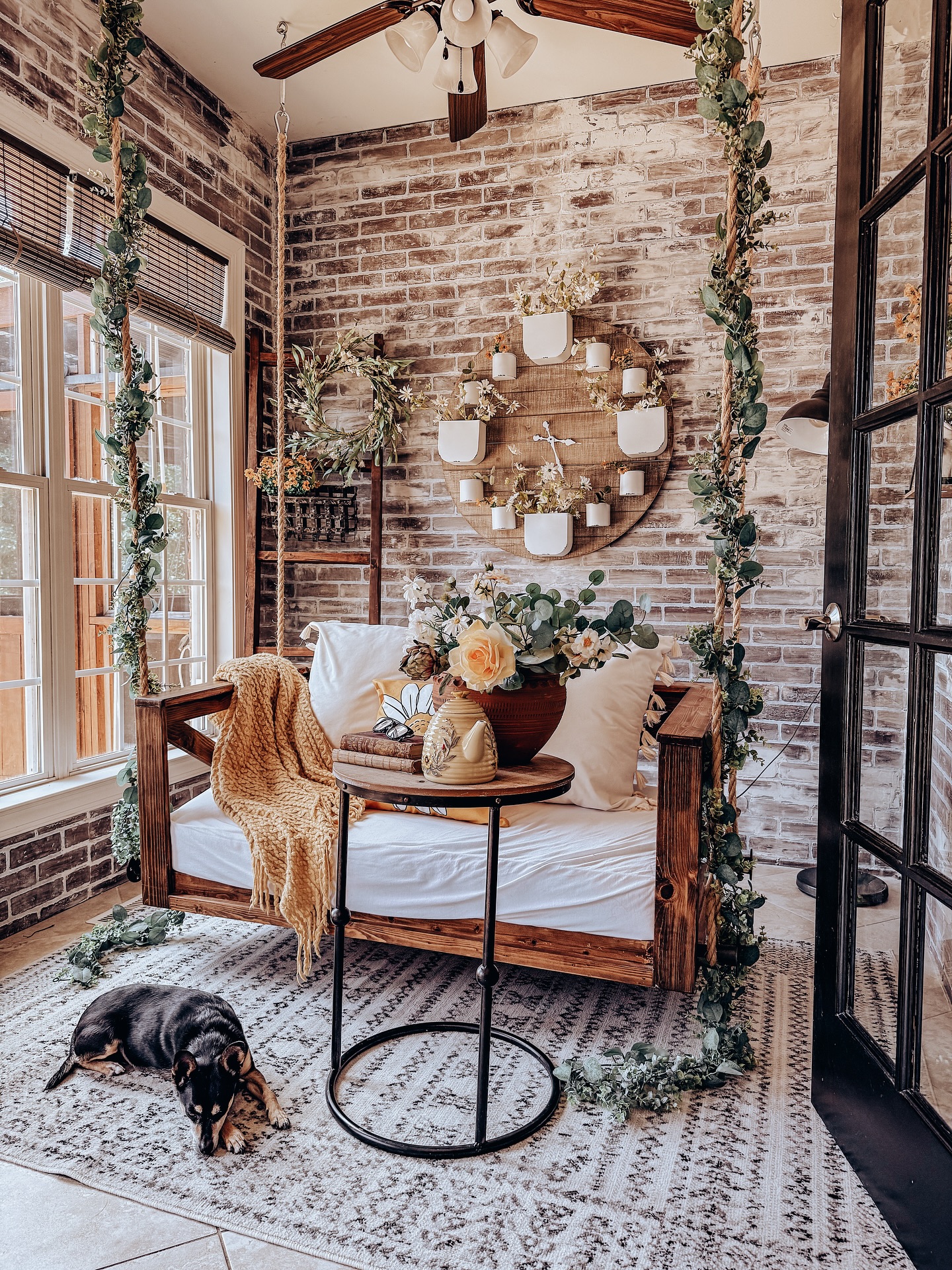 8. Sunlit Serenity with a Teal Twist and Bamboo Bliss