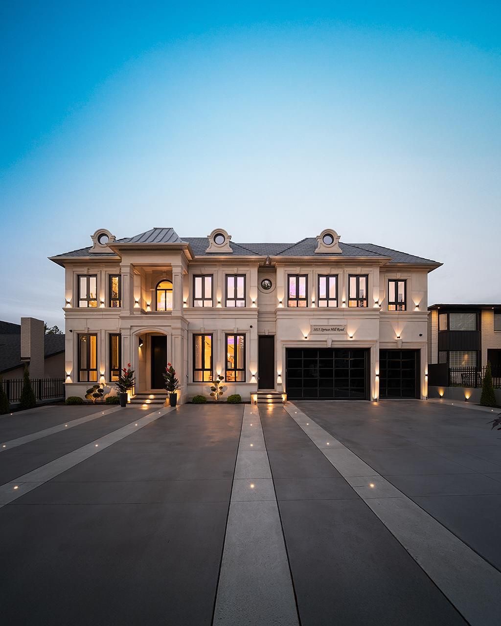 17. Cobblestone Pathways and Crimson Maple Borders: a Driveway Transformation