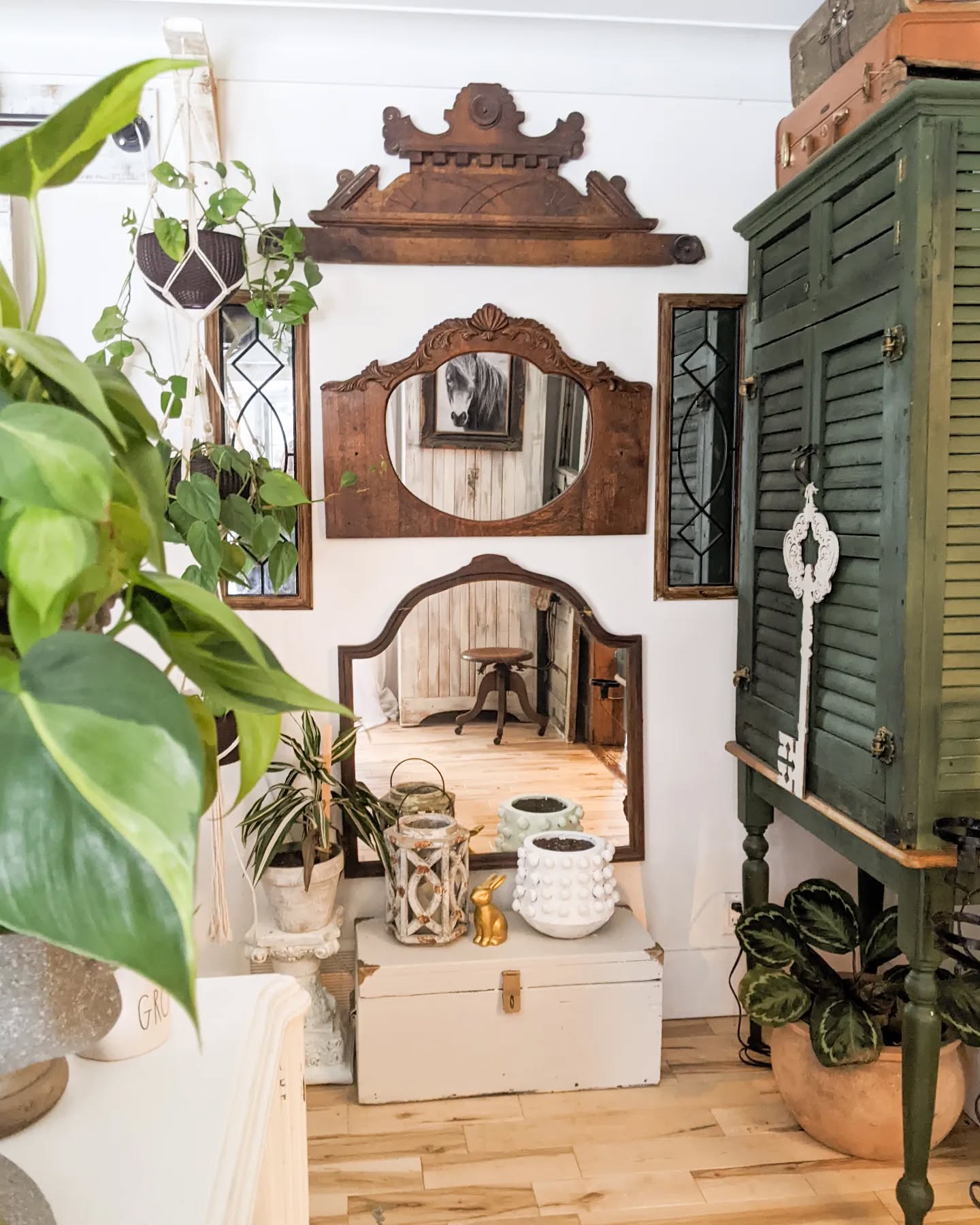 11. Gilded Baroque Frame Reflecting Antique Elegance In a Modern Space