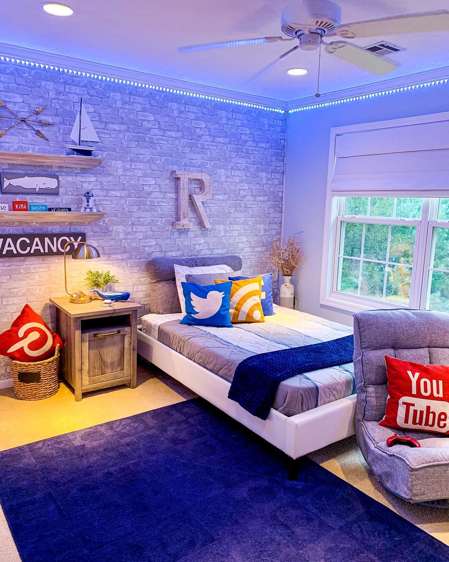 3. Surfboard Skateboard Fusion Wall Art Inspires Adventure In Teen Haven