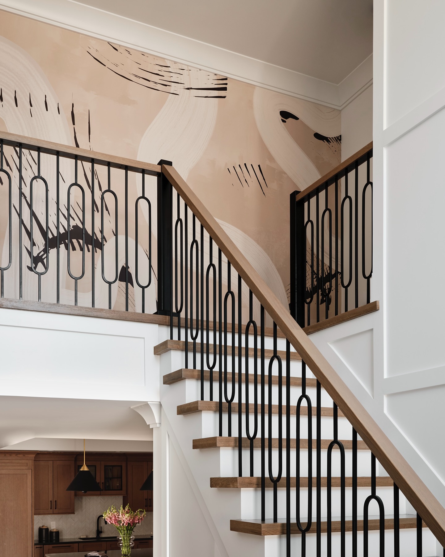 32. Cascading Crystal Chandelier Over Vintage Trunk Coffee Table In Sunlit Foyer