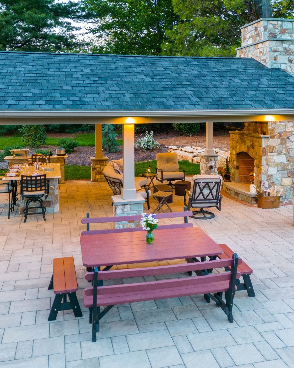 1. a Lattice Of Light: the Sun-dappled Pavilion with Climbing Roses