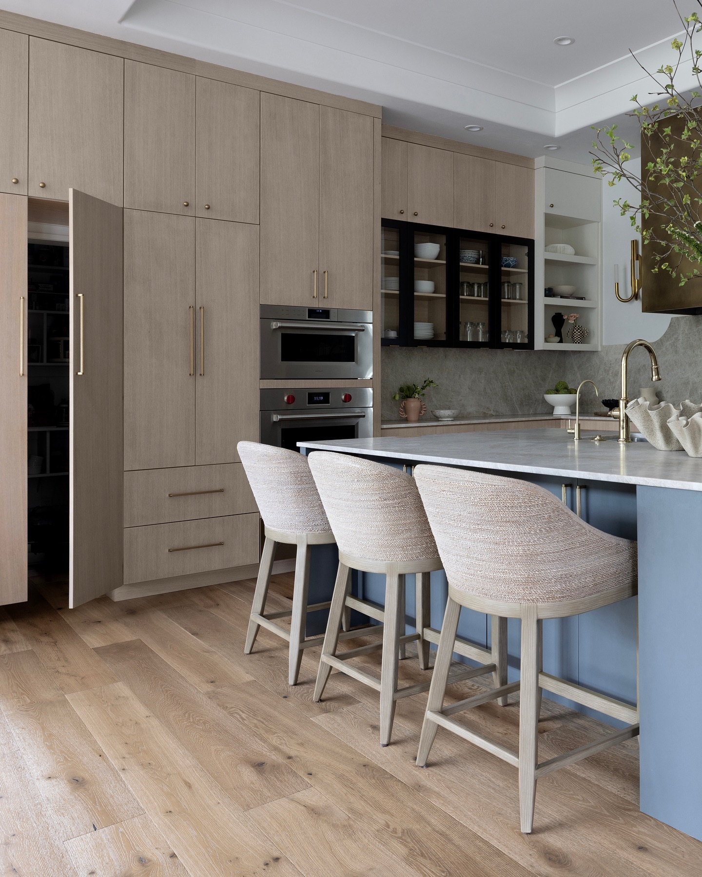 26. a Copper-clad Alcove with Vintage Charm and Rustic Shelving
