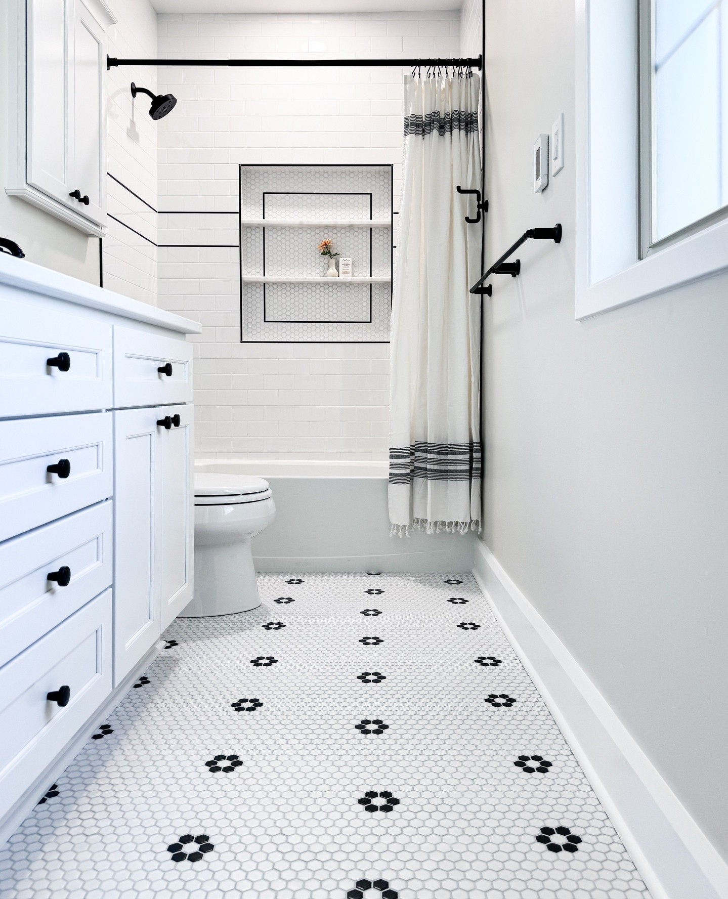 9. Monochromatic Mosaic Tiles Reflecting Geometric Shadows