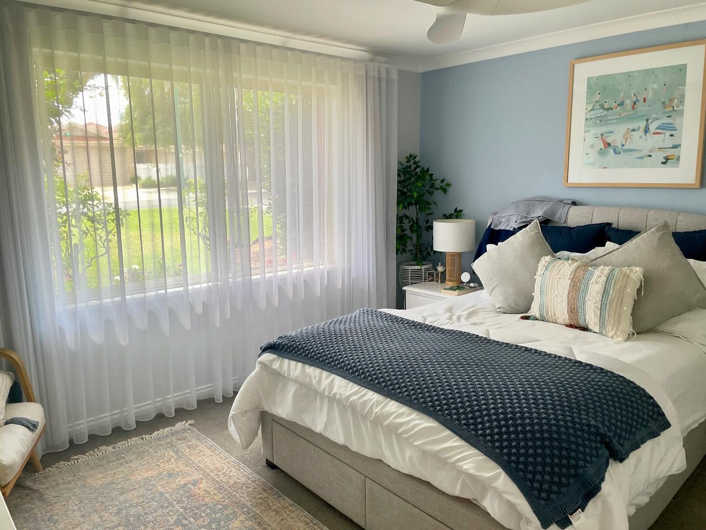 17. Soft Waves Of Lavender and Gold: a Curtain Design Inspired by Sunset Over Lavender Fields