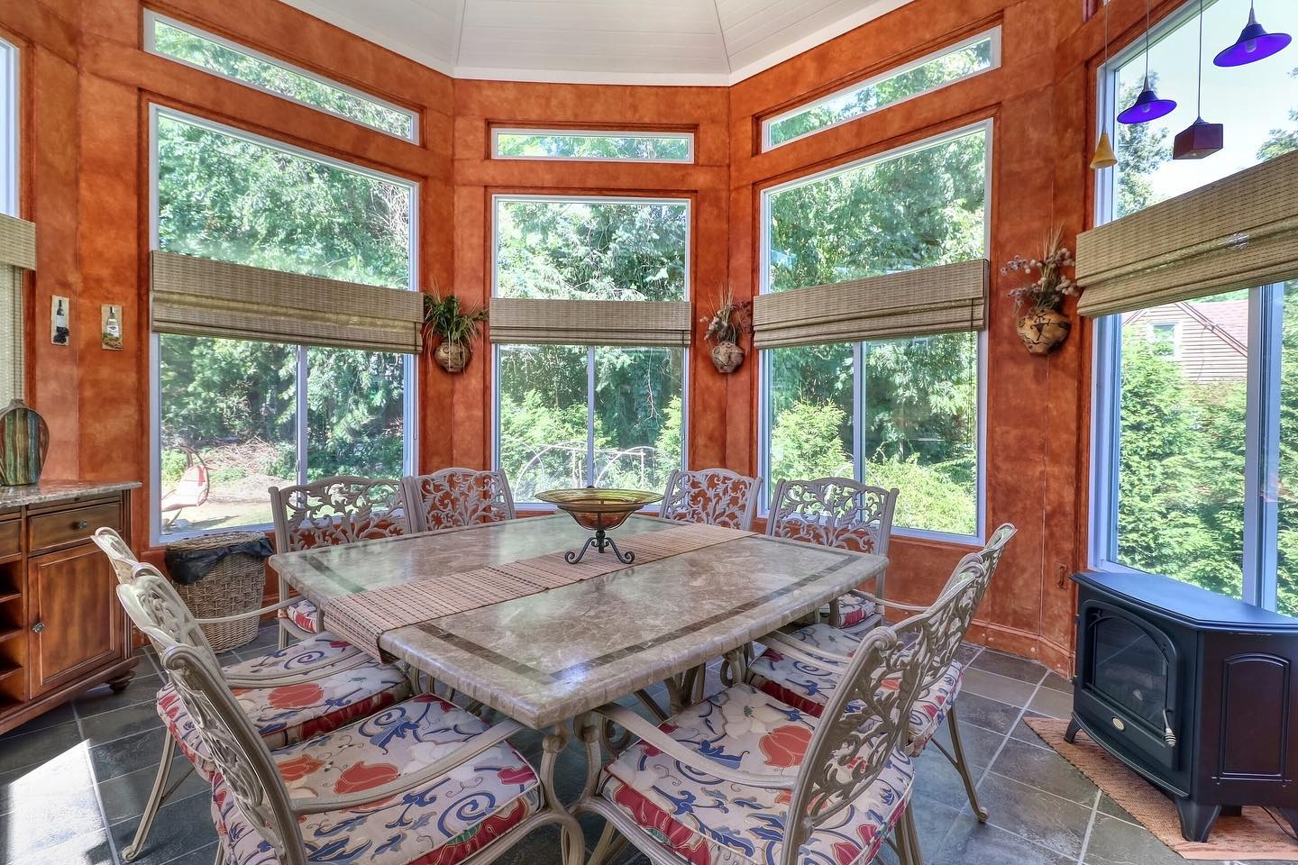 18. Sunlit Serenity: a Canopy Of Greenery Over a Wicker Haven