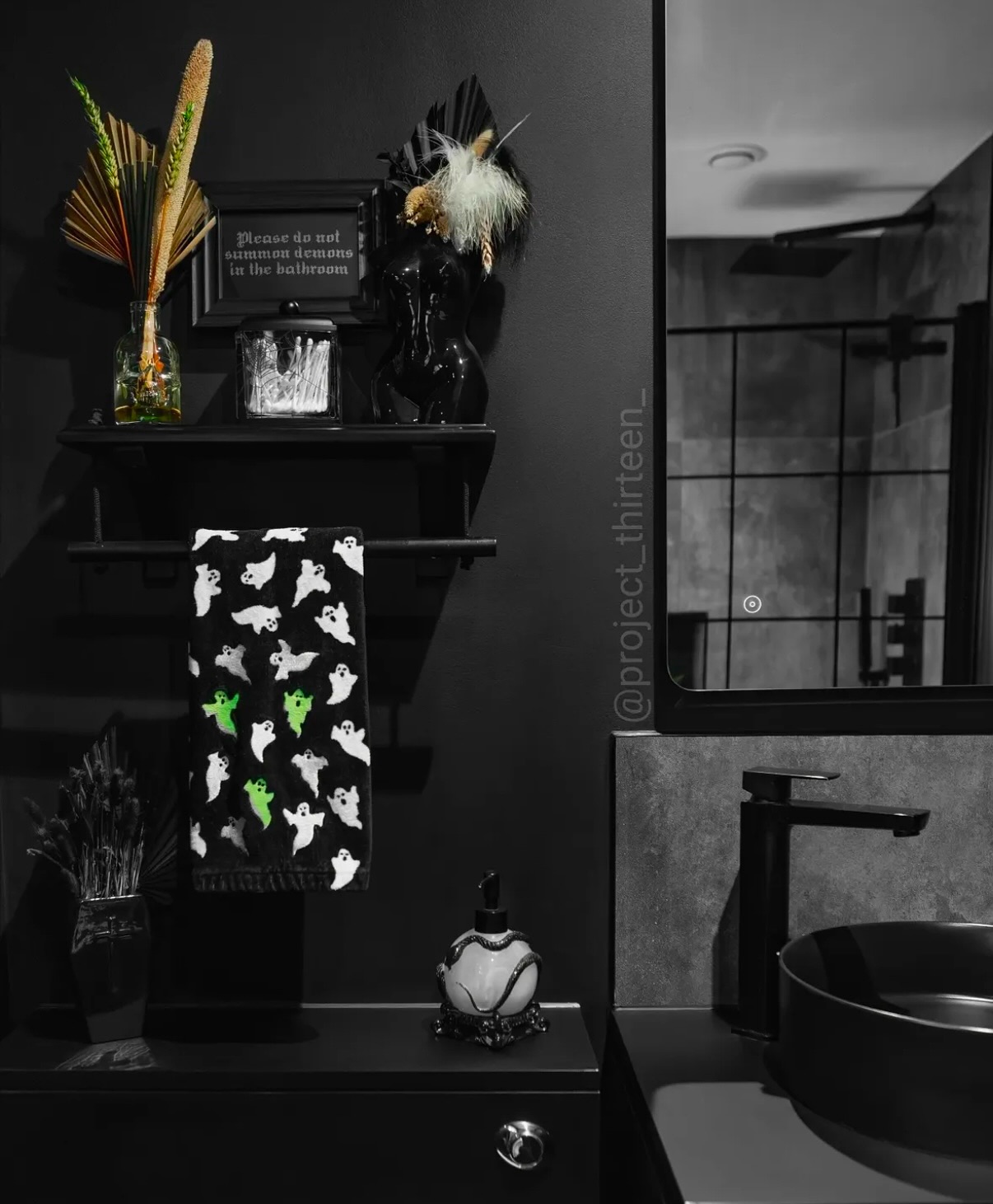 20. Moonlit Cauldron Reflections In a Porcelain Sink