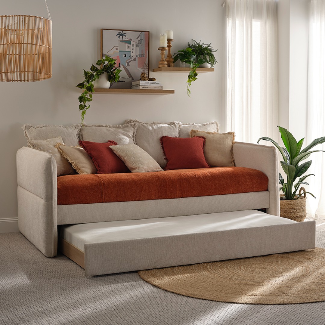 21. a Tapestry Of Tassels and Tiers Above a Sunlit Daybed