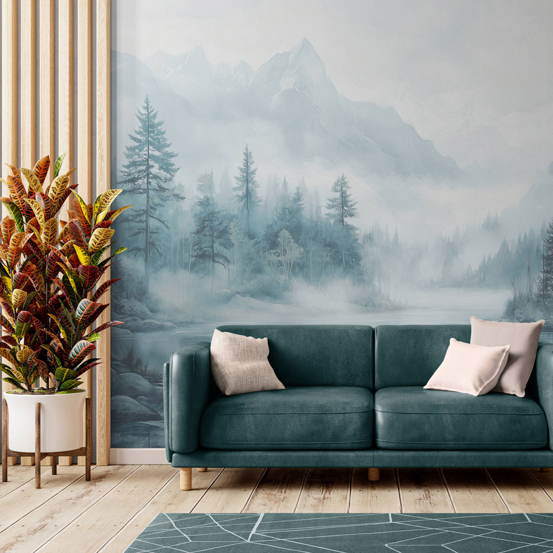 39. the Crimson Velvet Ribbon Weave Accent Wall with Monochrome Furniture