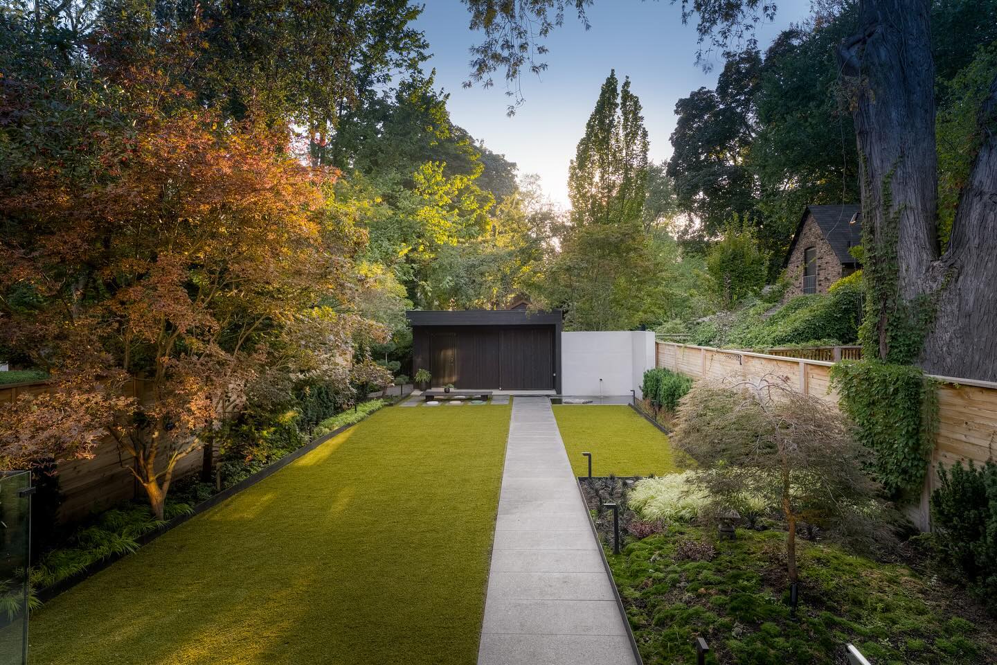 29. a Cobblestone Path Embraced by Nature's Lush Canopy
