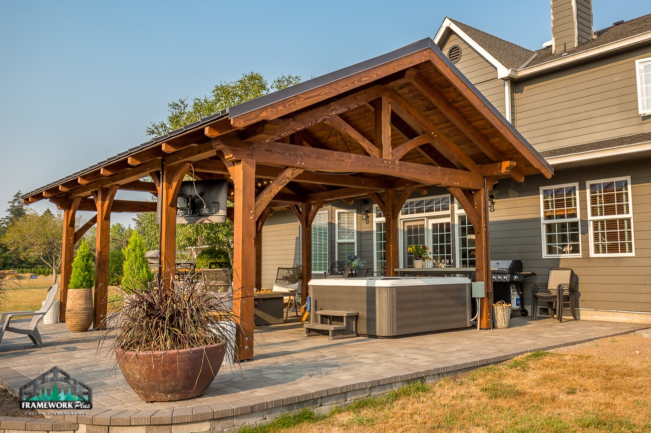 6. a Canopy Of Wisteria Embracing a Rustic Stone Pavilion