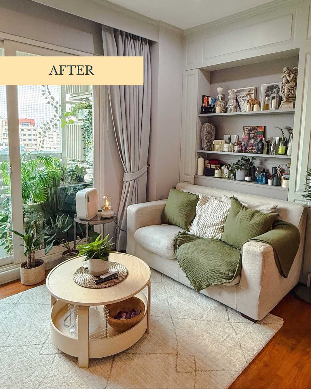 21. Velvet Emerald Embrace: a Petite Sofa with Gold Button Tufting and Tapered Legs