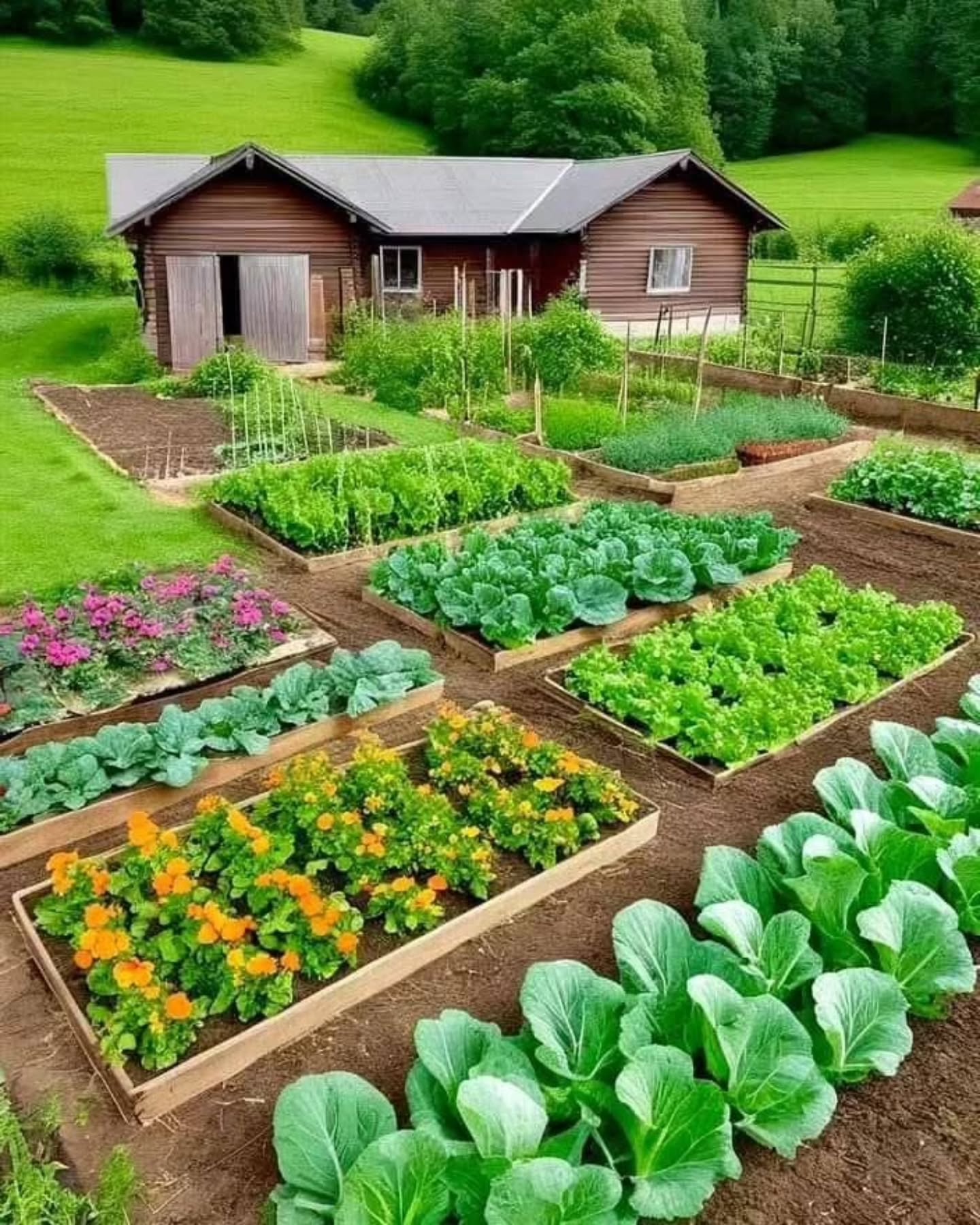 17. a Symphony Of Green: Lettuce, Spinach, and Kale In a Triangular Harmony