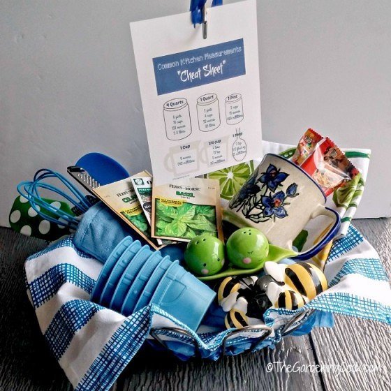 14. a Ceramic Apple-shaped Butter Dish Amidst a Rustic Wicker Basket Ensemble