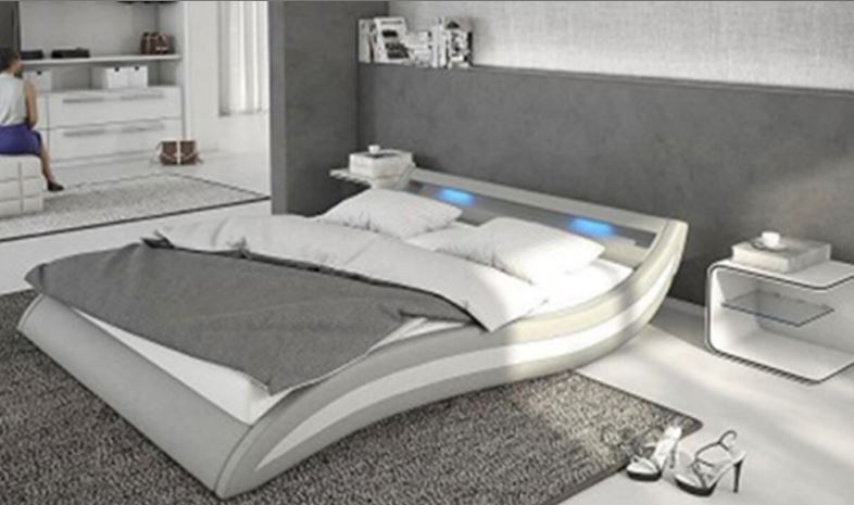 1. Soft Blush Accents and Geometric Elegance: a Couple's Retreat