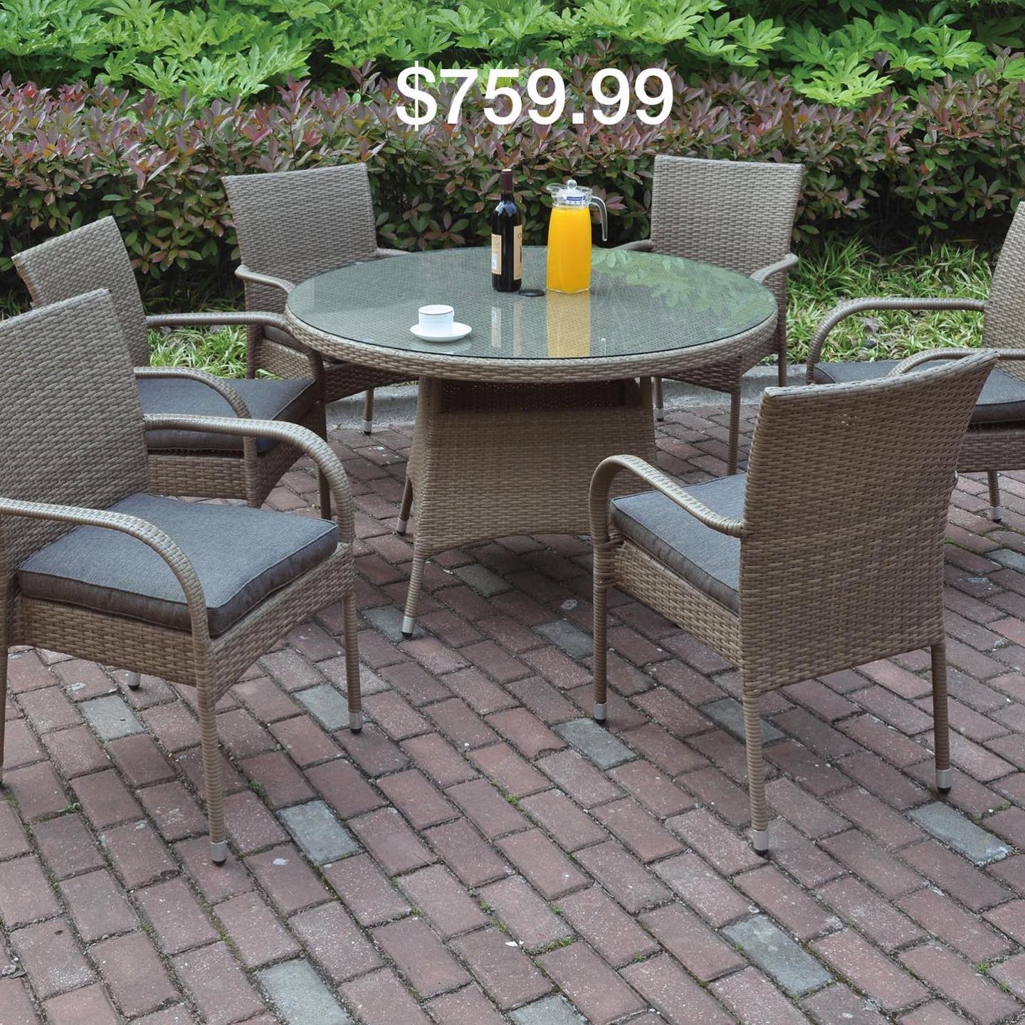 15. Vibrant Mosaic Tiles and Wooden Bench Fusion In Compact Patio Setting