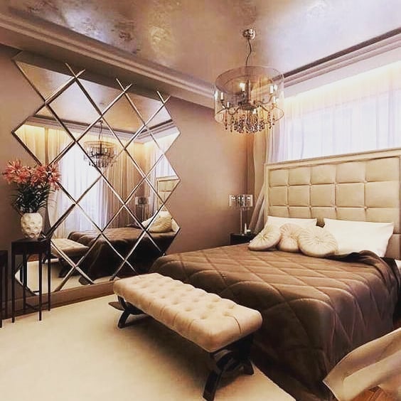 12. Moonlit Romance: Soft Canopy Bed with Vintage Lace Drapes and Starry Night Accents