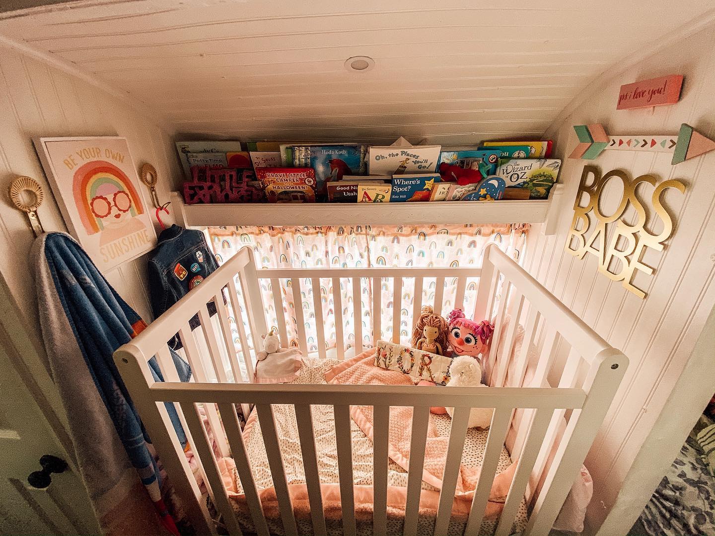 22. the Cactus and Star Mobile Over the Woven Bassinet