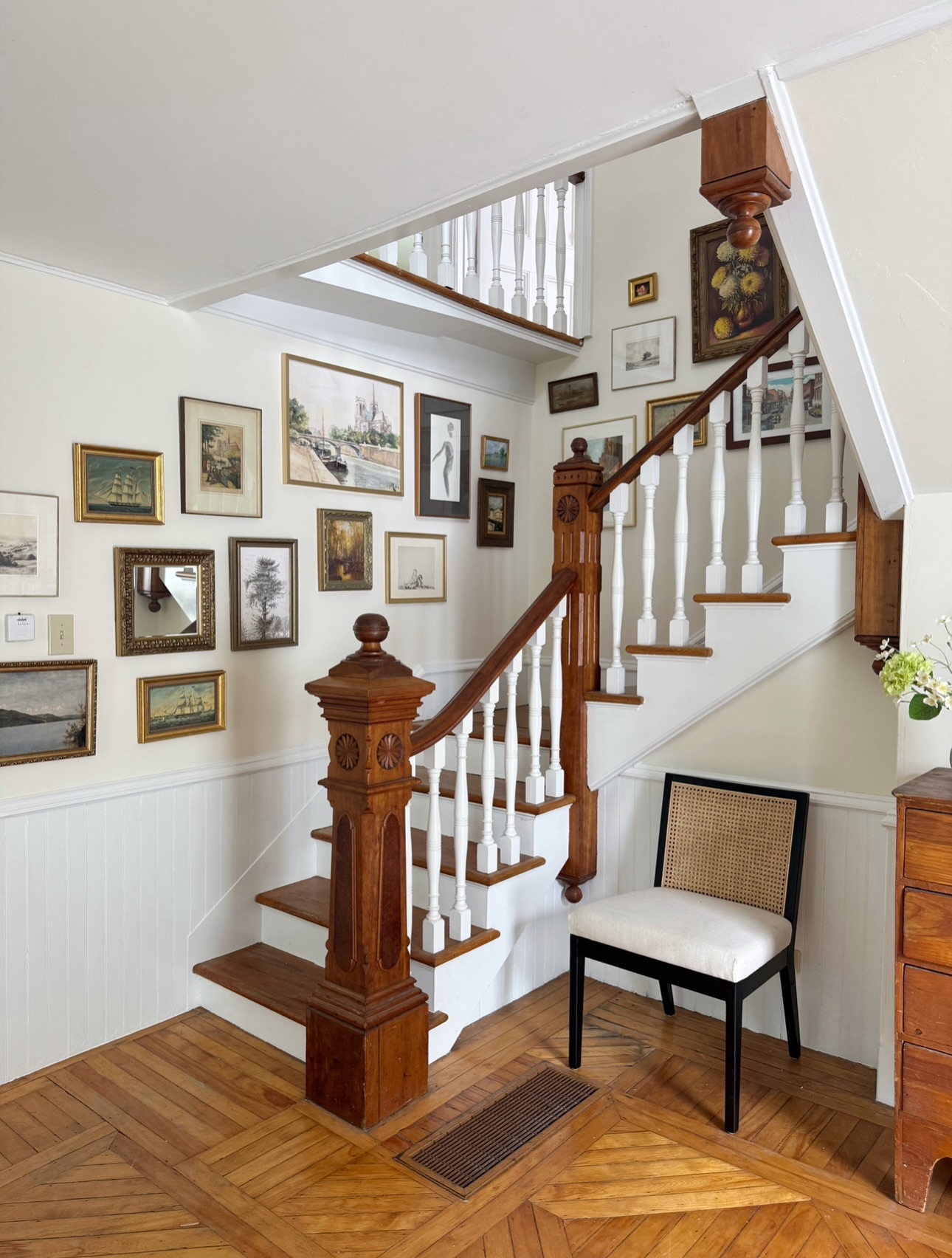 19. a Tapestry Of Teal and Tangerine Geometric Harmony