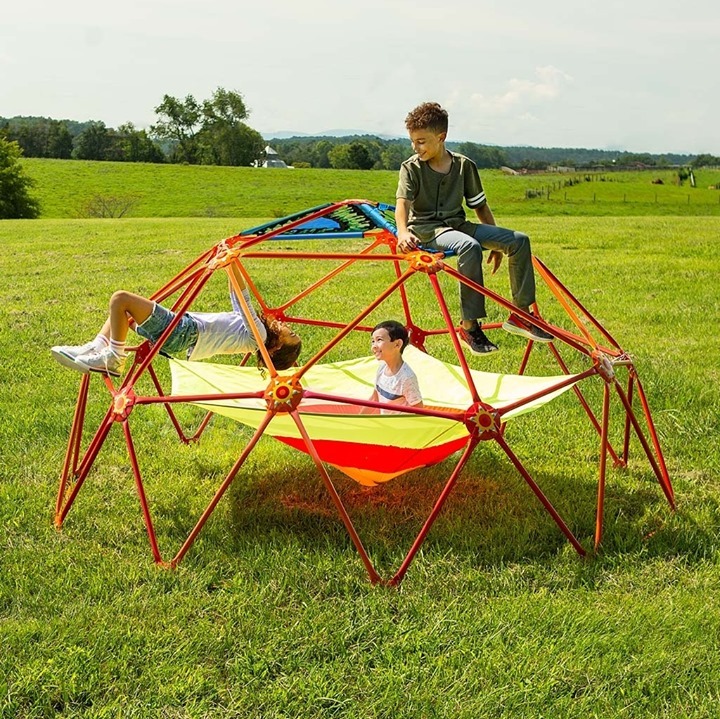 19. Moonlit Swing Set with Starry Canopy: a Nighttime Adventure