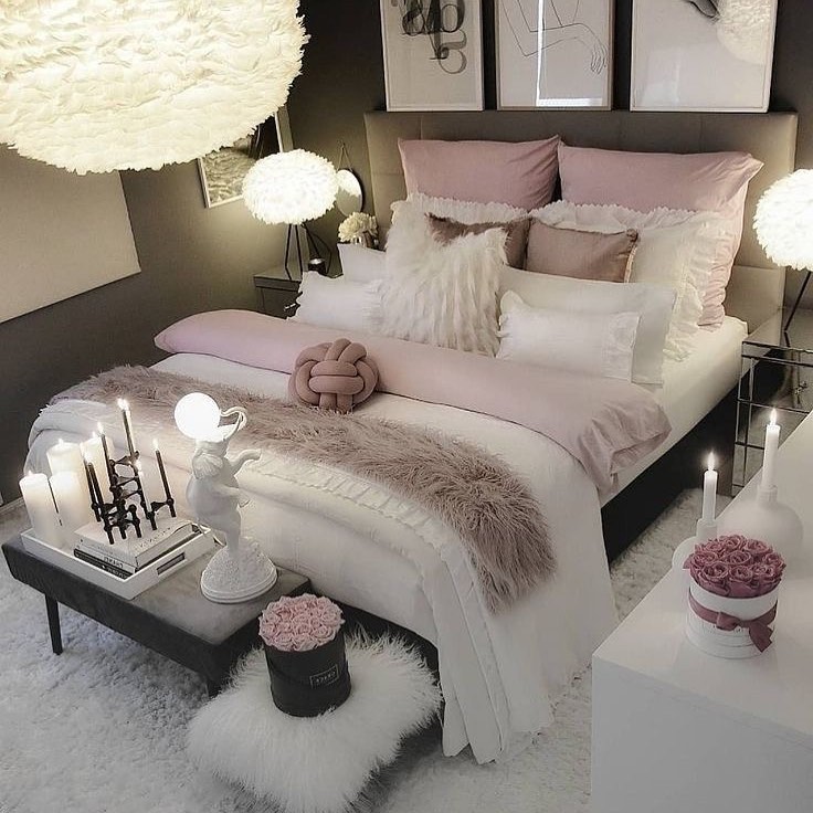 8. the Moonlit Serenity Of a Floating Bed Amidst Starry Wall Art