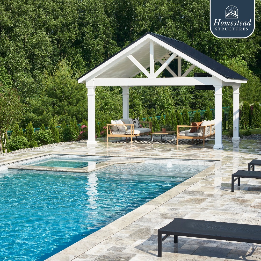 16. the Sun-dappled Lattice Of Climbing Roses and Lanterns Pavilion