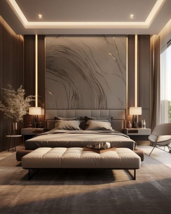 10. Moonlit Serenity: a Canopy Of White and Gold In a Cozy Nook