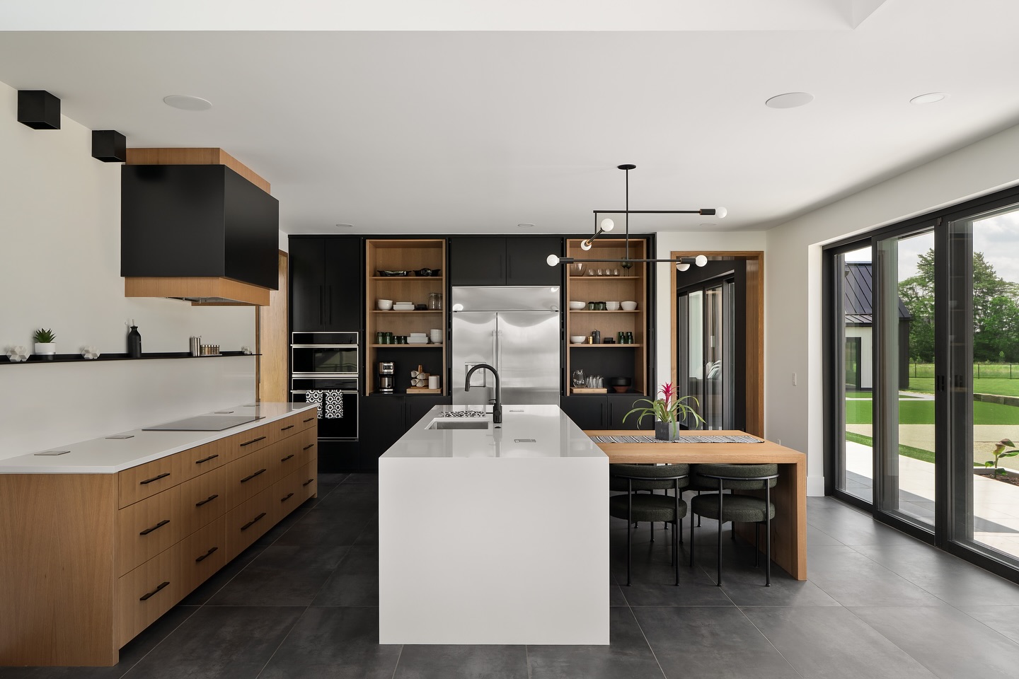 44. a Sunlit Corner with a Vintage Green Stove and Terracotta Pots