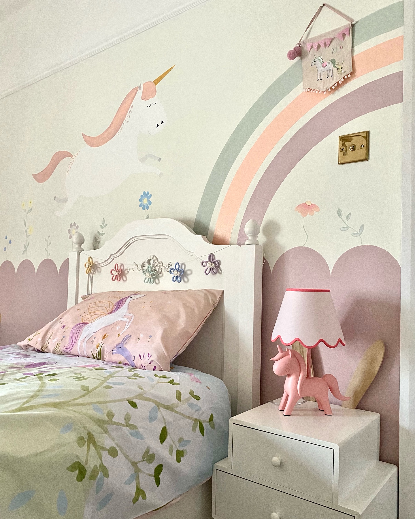 22. Moonlit Lavender Dreamscape: a Canopy Of Soft Lilac and Starry Lights