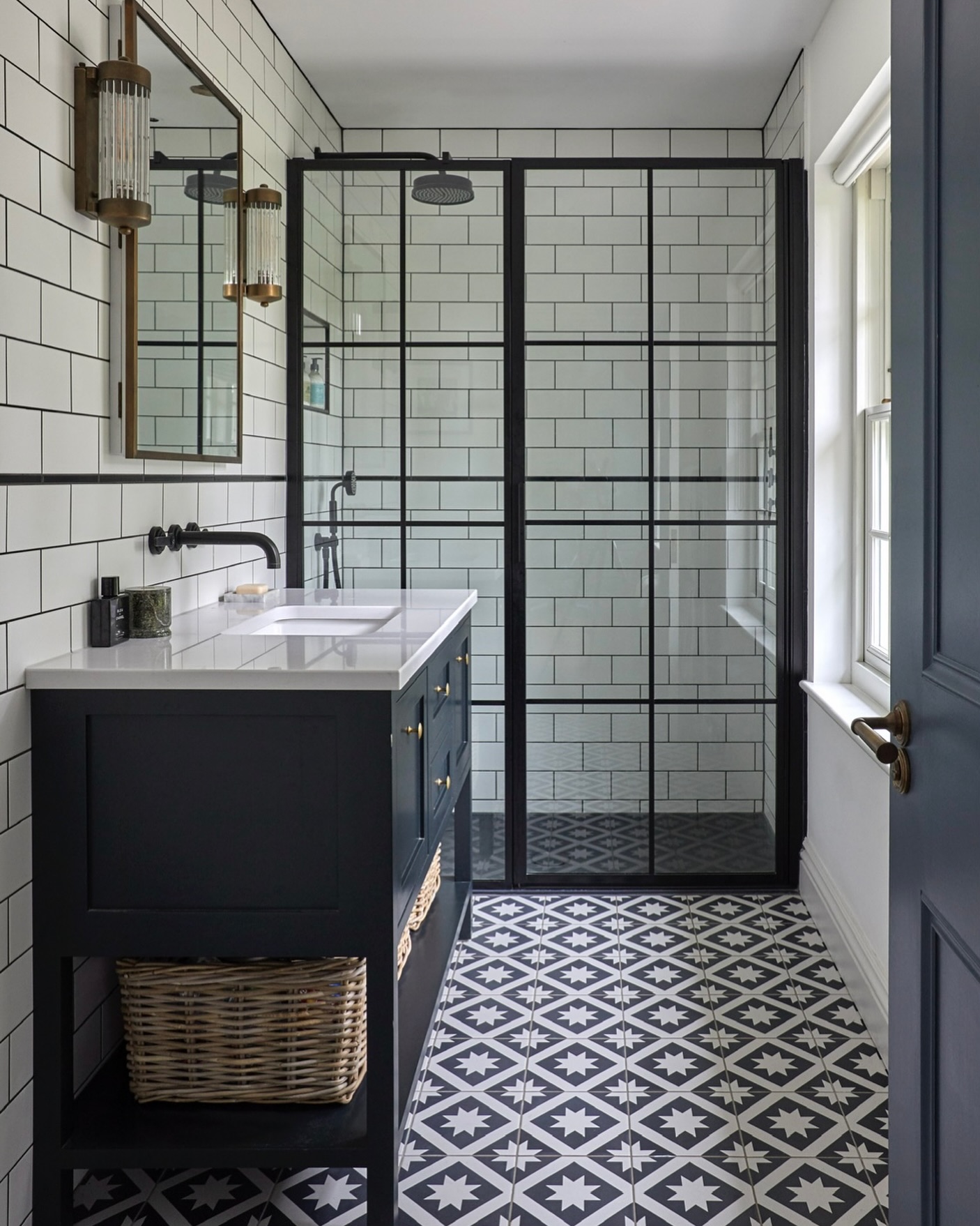 23. Midnight Mosaic: a Monochrome Masterpiece with Geometric Intrigue