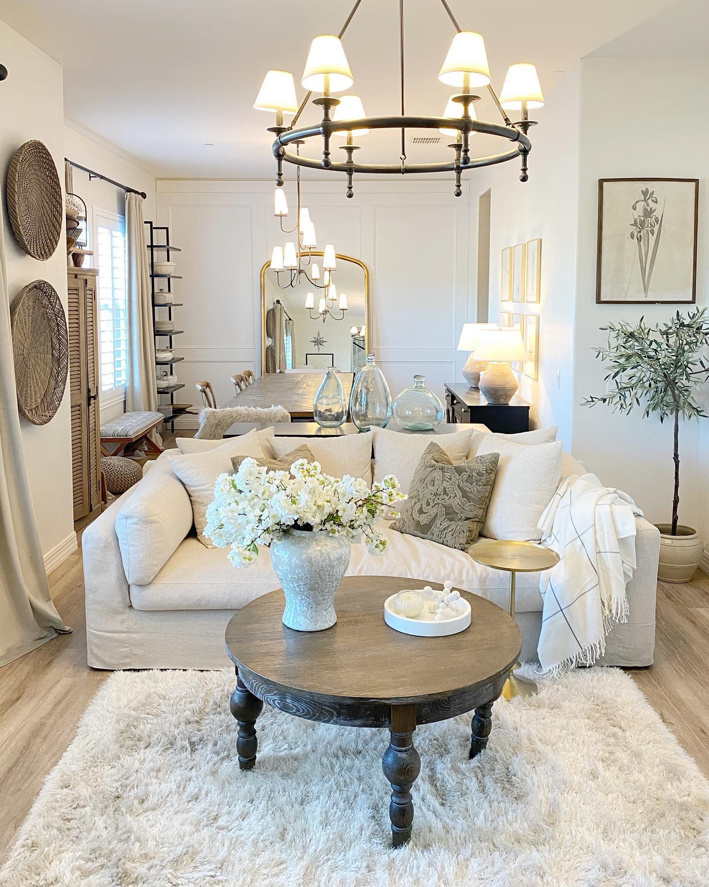 27. a Sunlit Nook with a Goldenrod Armchair and Geometric Rug Harmony