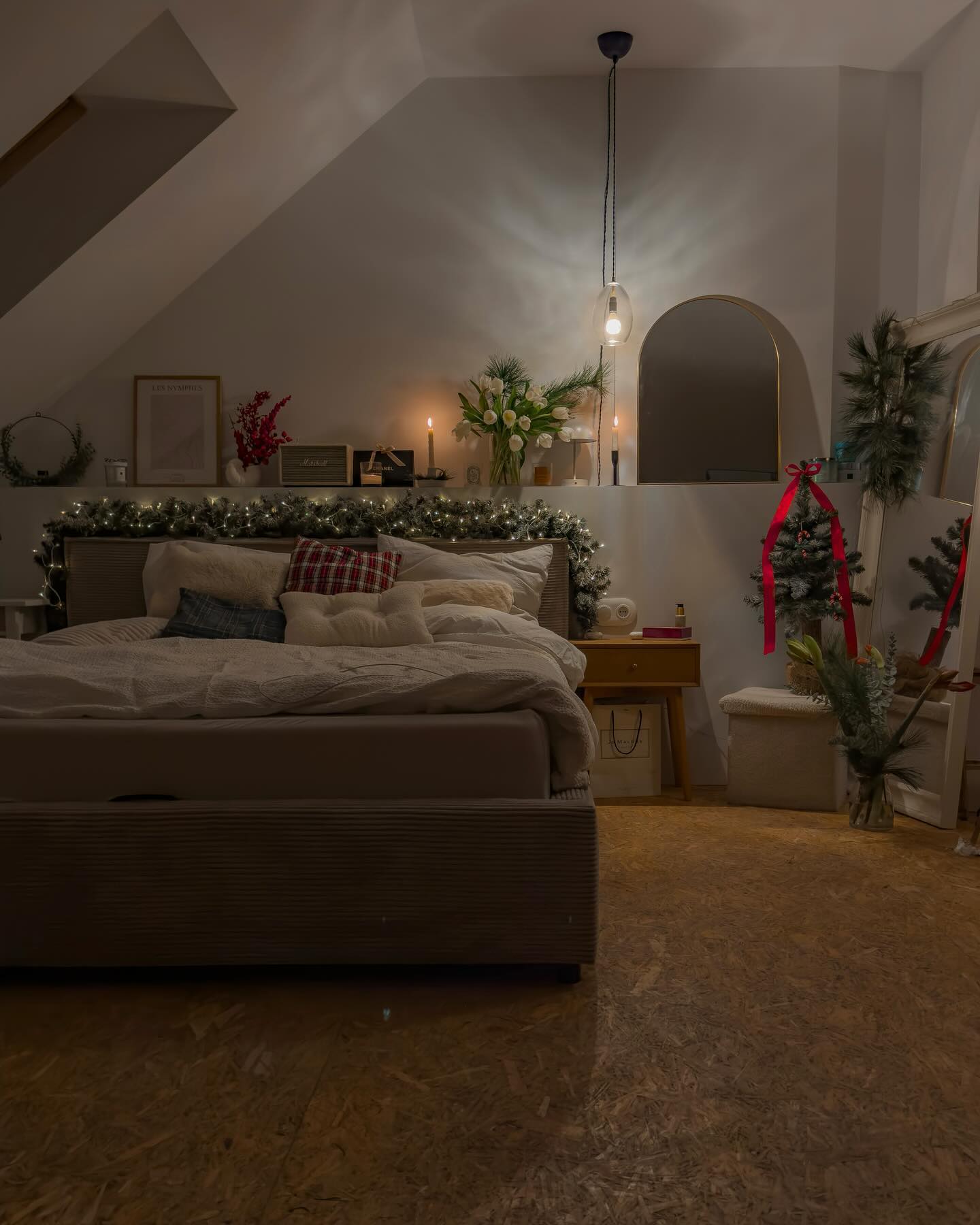 14. Moonlit Dreamcatcher Haven with Starry Canopy Bed