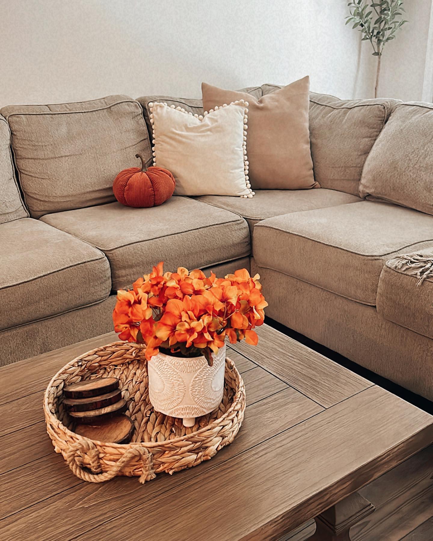 18. Amber Waves Of Grain: a Living Room Transformed by Woven Textures and Natural Light