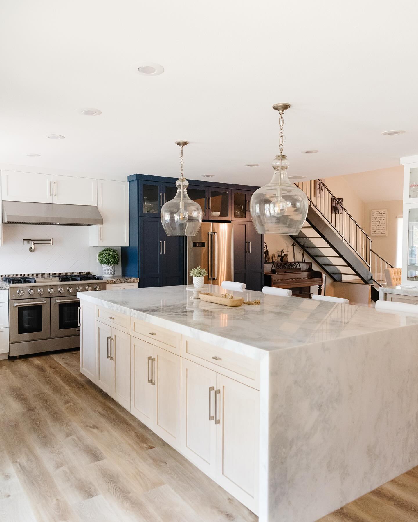 10. a Symphony Of Copper and Wood with a Mosaic Tile Accent