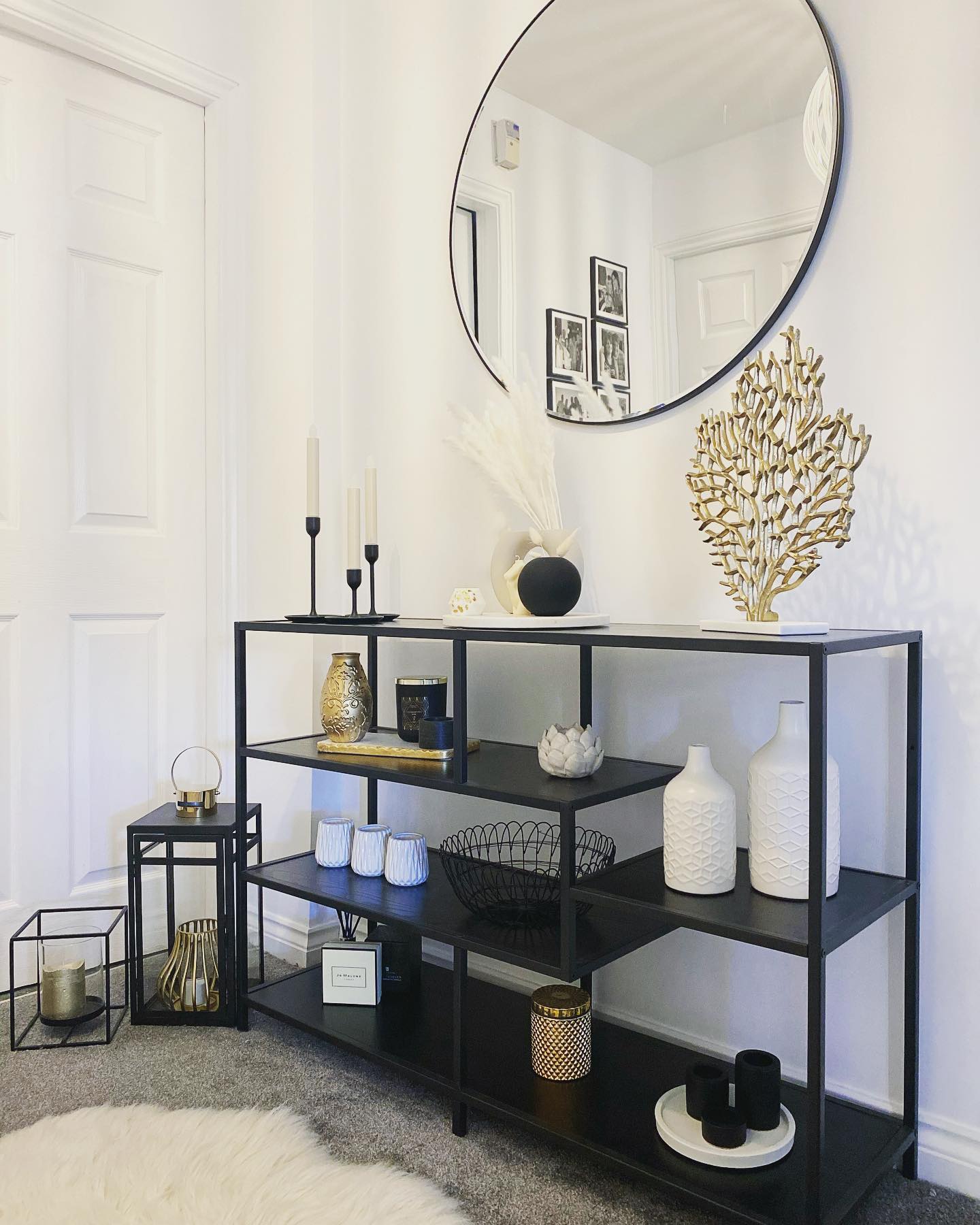 14. Moonlit Reflections: Crescent Mirrors Overlapping In a Cosmic Dance