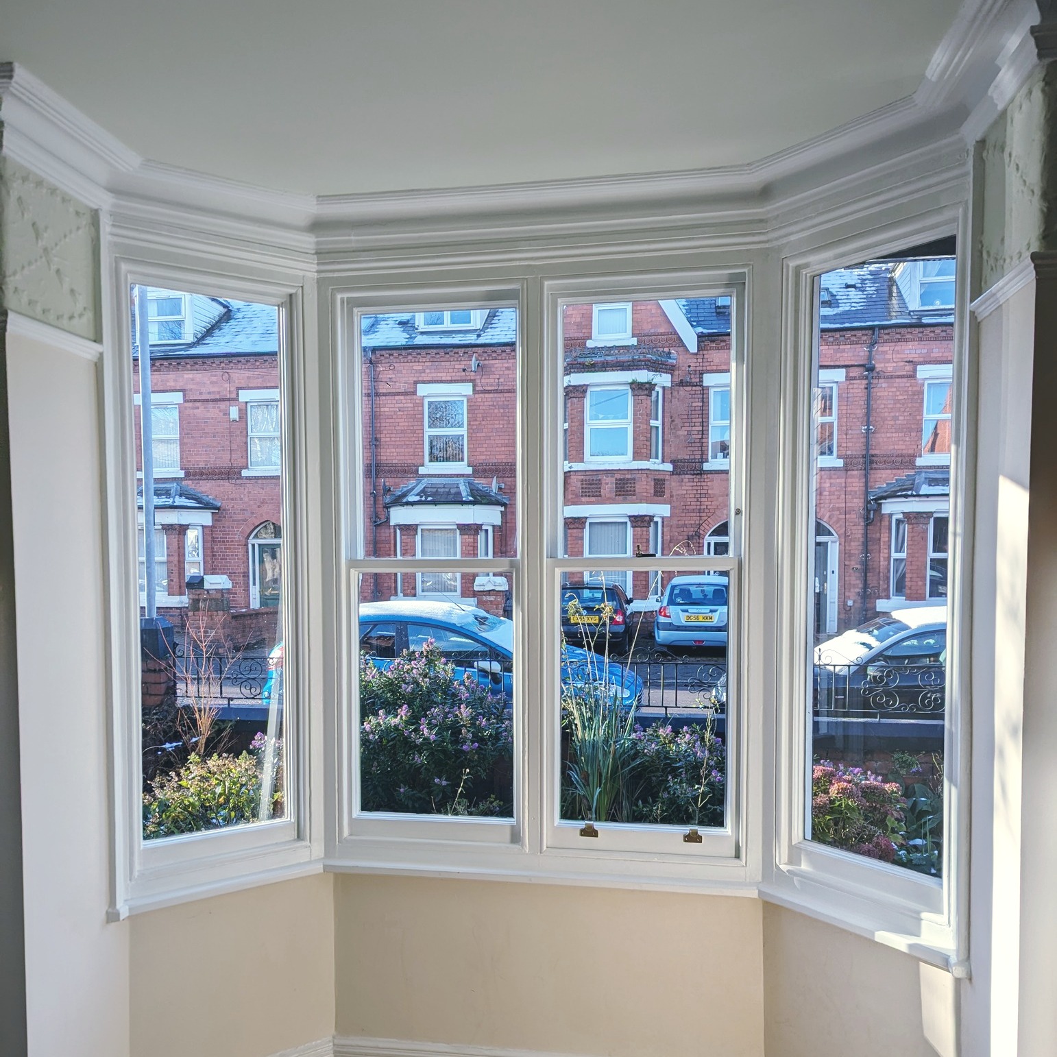 15. the Crimson Velvet Bench and Eclectic Artwork Nook