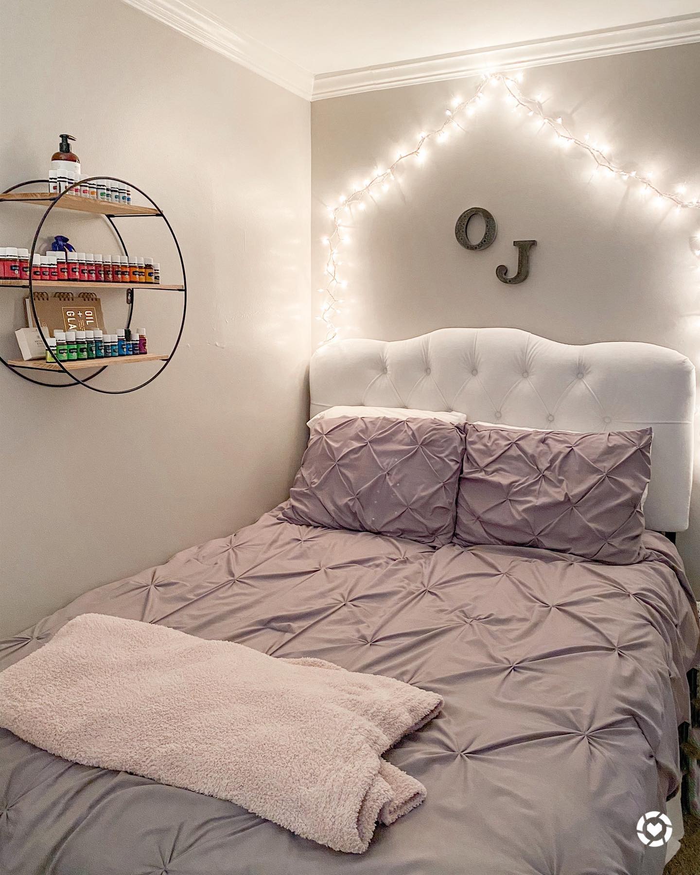 17. Whimsical Woodland Retreat with Fairy Light Canopy and Fox-themed Bedding