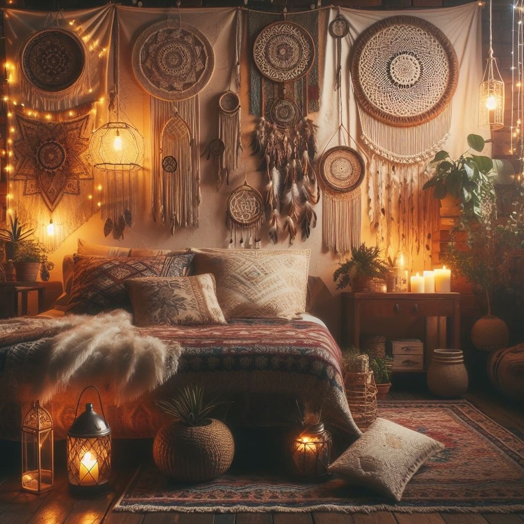 16. Moonlit Serenity: Silver Accents and Dreamy Canopy Bed In Soft Pastels