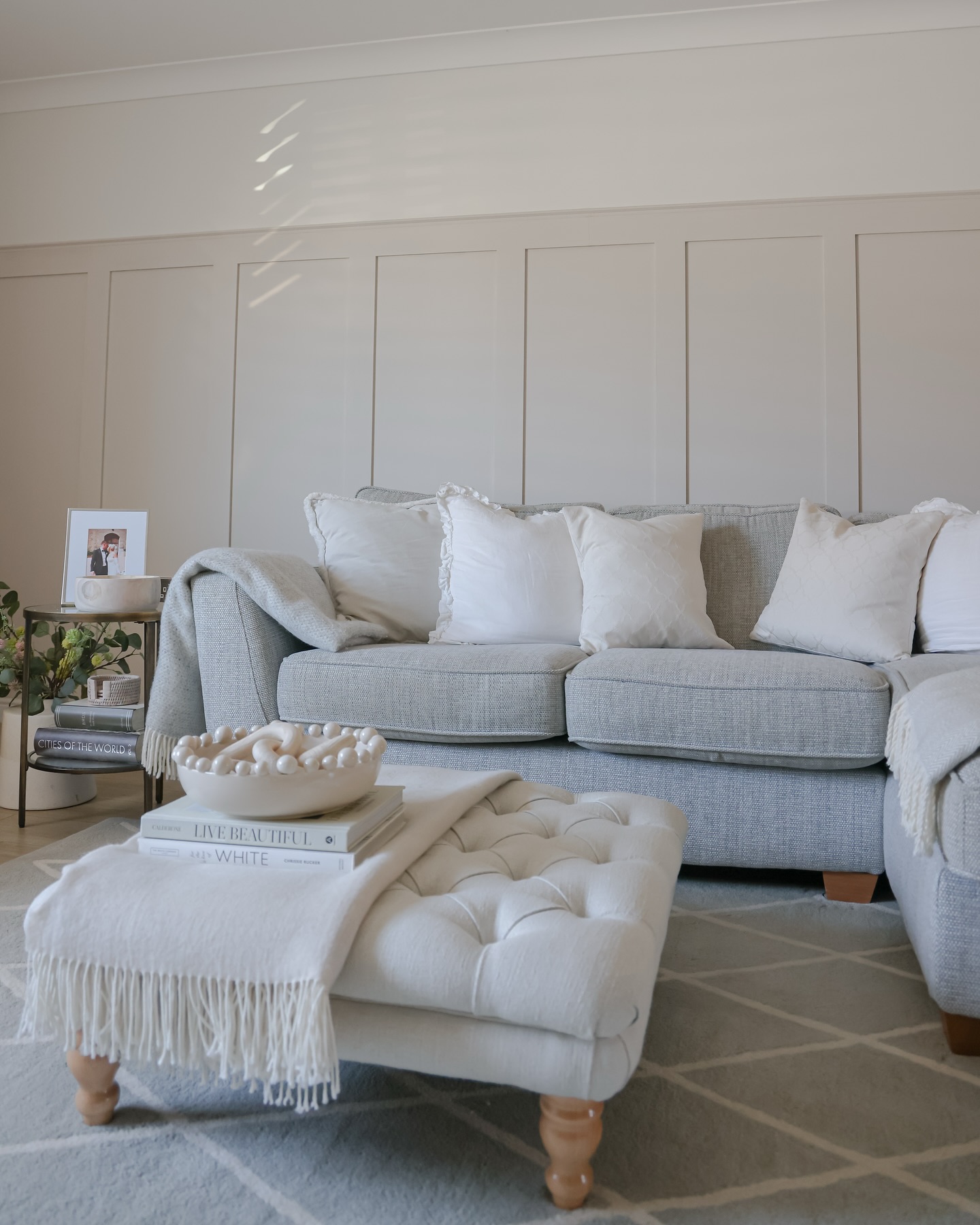 20. a Crimson Velvet Embrace with Geometric Elegance