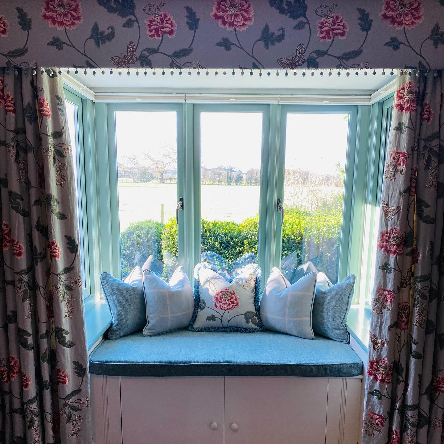 18. Bay Window with Bohemian Dreamcatcher and Succulent Trio Display